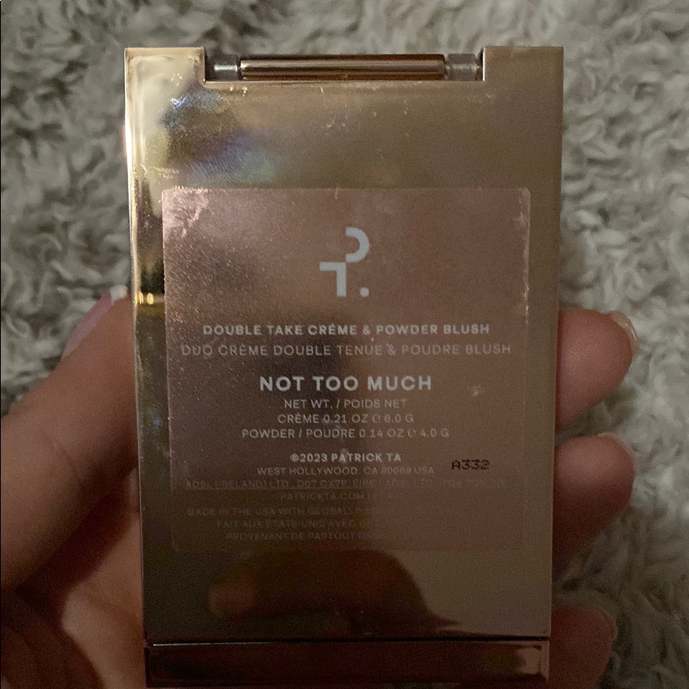 Patrick Ta Not Too Much Blush Duo
